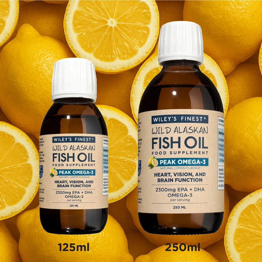 PEAK OMEGA-3 Fish Oil Liquid (Lemon)