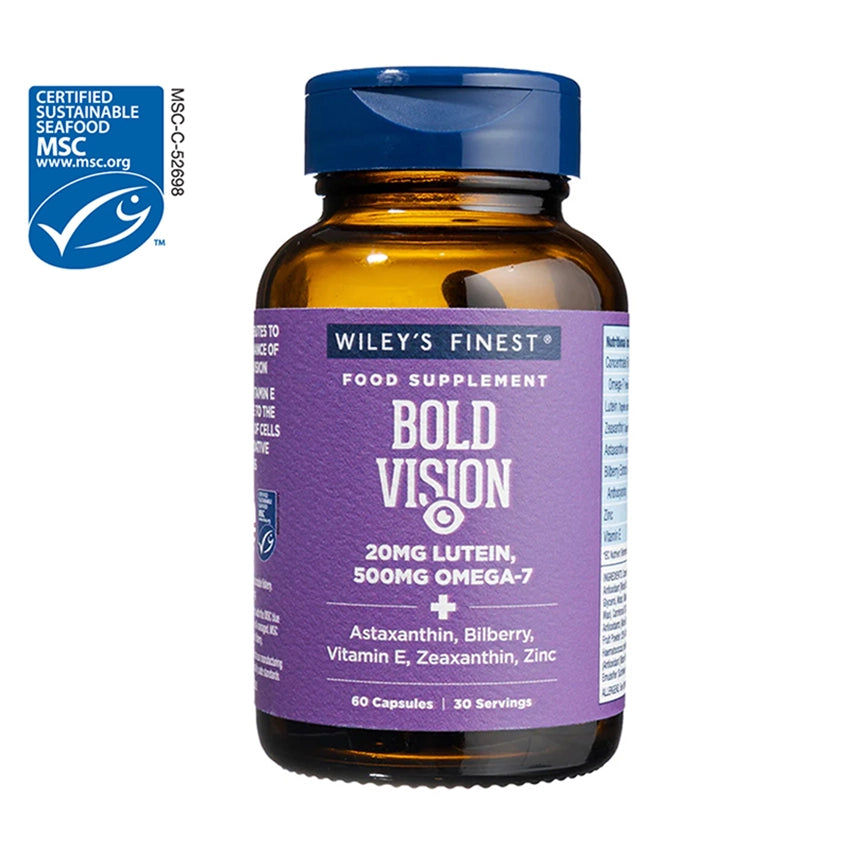 BOLD VISION Omega-7 Fish Oil Capsules – Wileys Finest UK Ltd