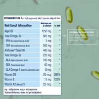 CATCHFREE OMEGA Vegan Omega-3 Capsules