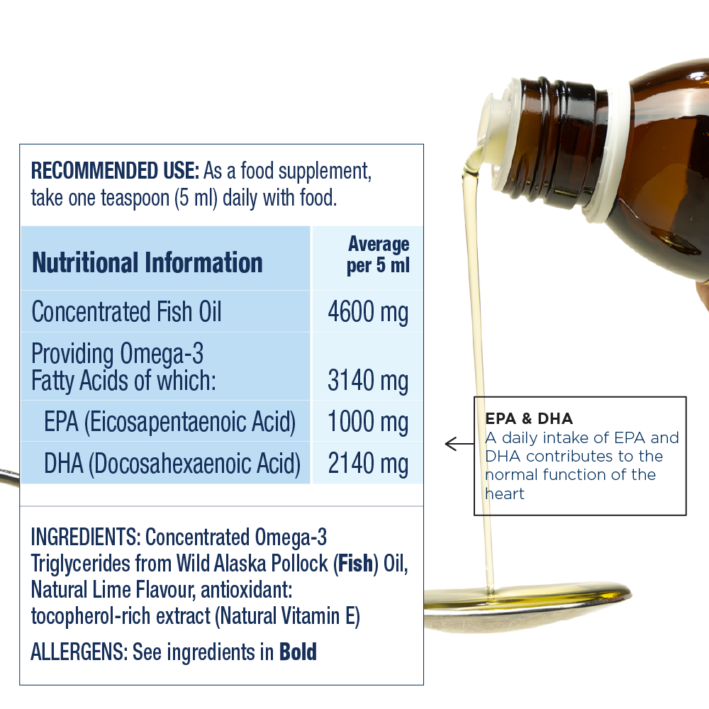SUMMIT DHA Fish Oil Liquid (Lime)