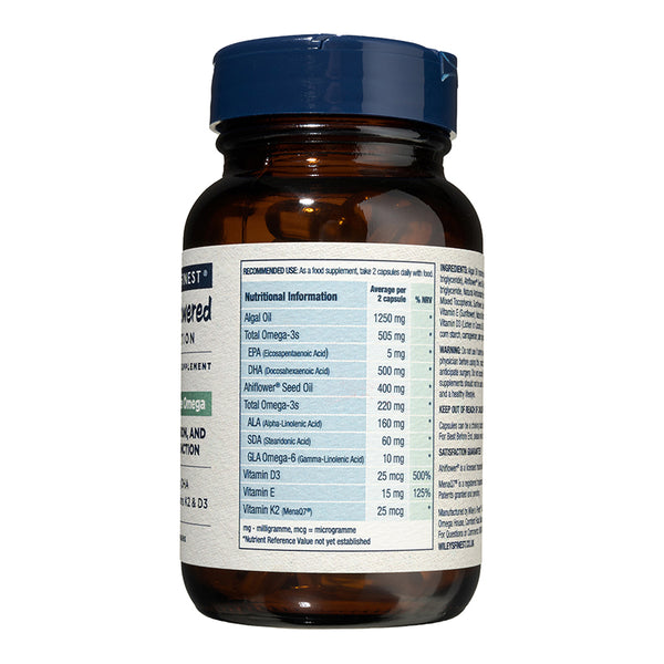 Vegan Omega-3 Softgels. 1 months supply. Best Before Aug 2026