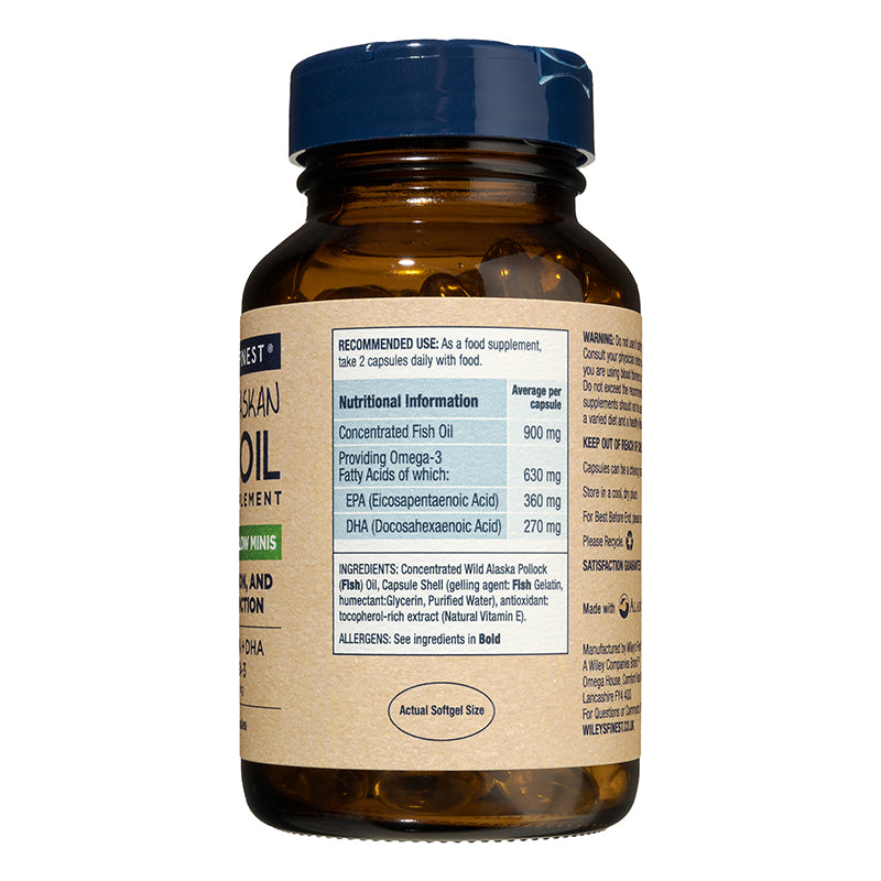Easy Swallow Omega-3 Mini Fish Oil Softgels