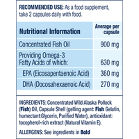 Easy Swallow Omega-3 Mini Fish Oil Softgels