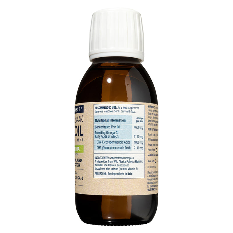 Summit DHA Liquid (Lime) Omega-3 Fish Oil. 1 month supply. Best Before Sep 2027